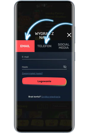 Wprowadź email telefon Slottyway login