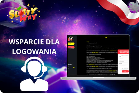 Pomoc techniczna Slottyway problemy logowaniem